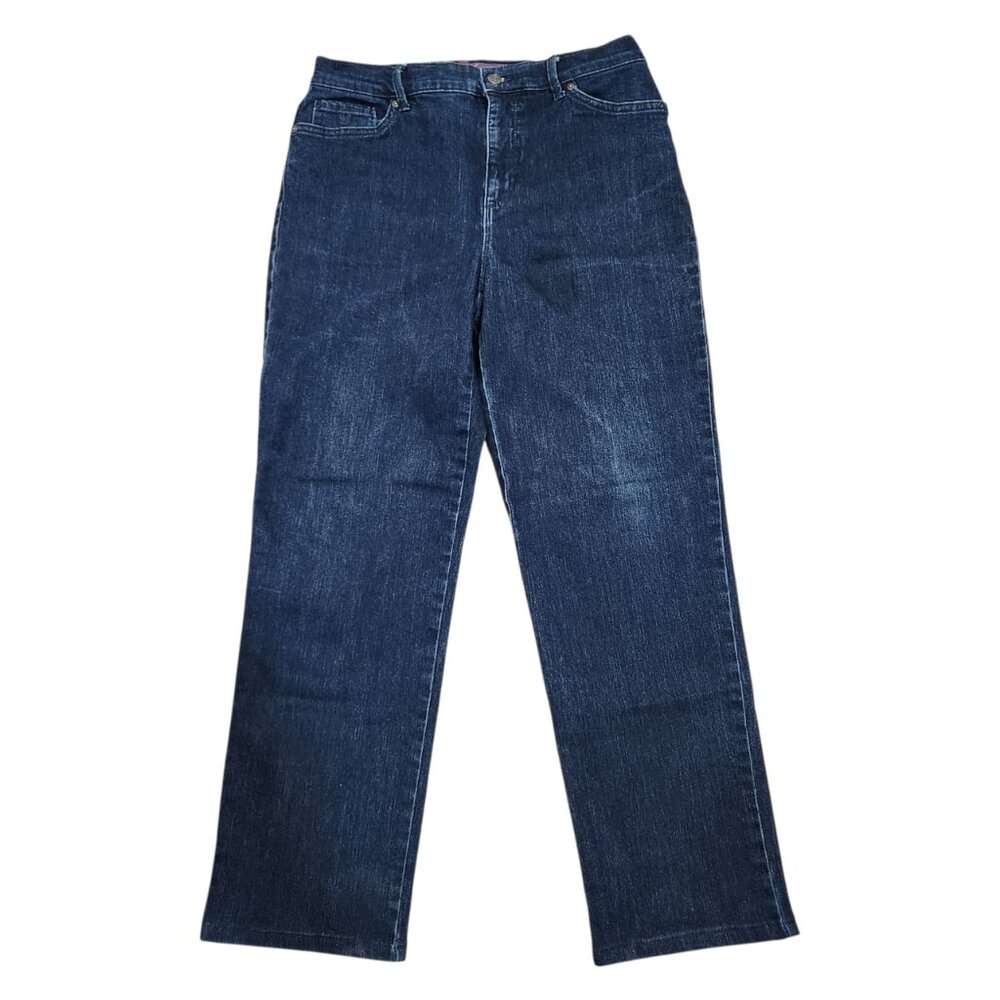 Gloria Vanderbilt Jeans Womens 8 Length 27" Amanda Classic Fit Stretch Denim